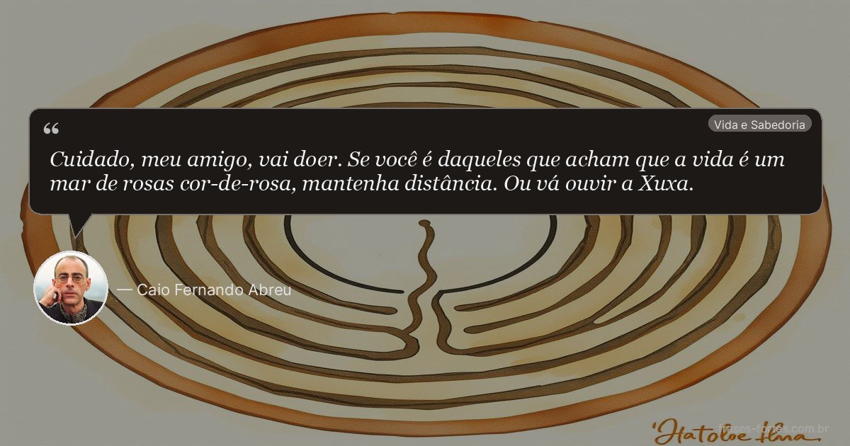 Frase de Caio Fernando Abreu