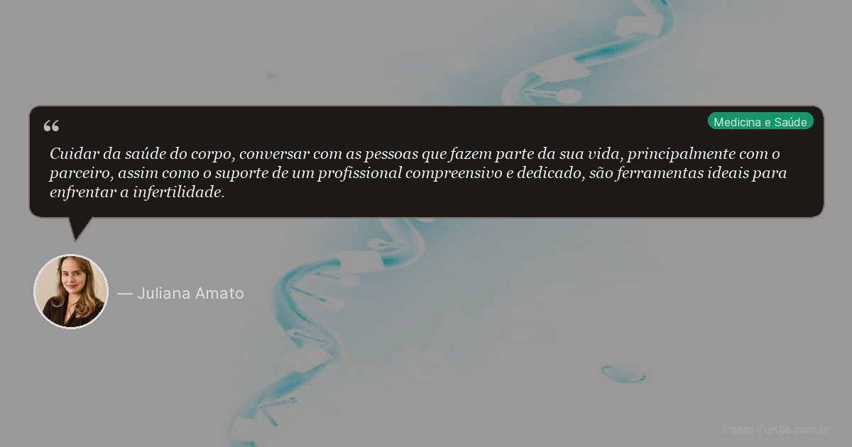 Frase de Juliana Amato