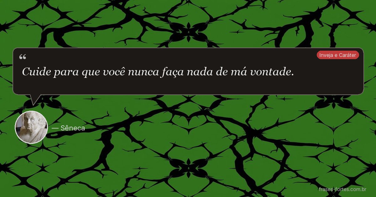 Frase de Sêneca