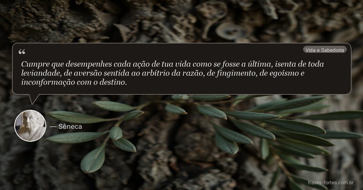Frase de Sêneca