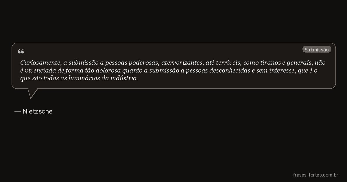 Frase de Nietzsche
