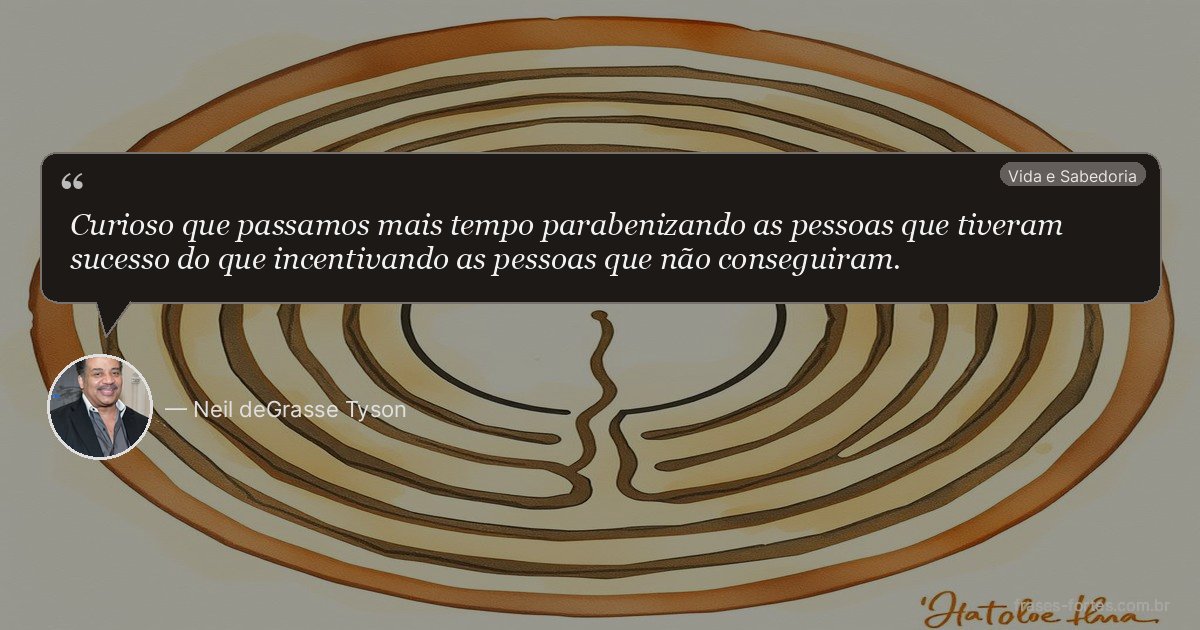 Frase de Neil deGrasse Tyson