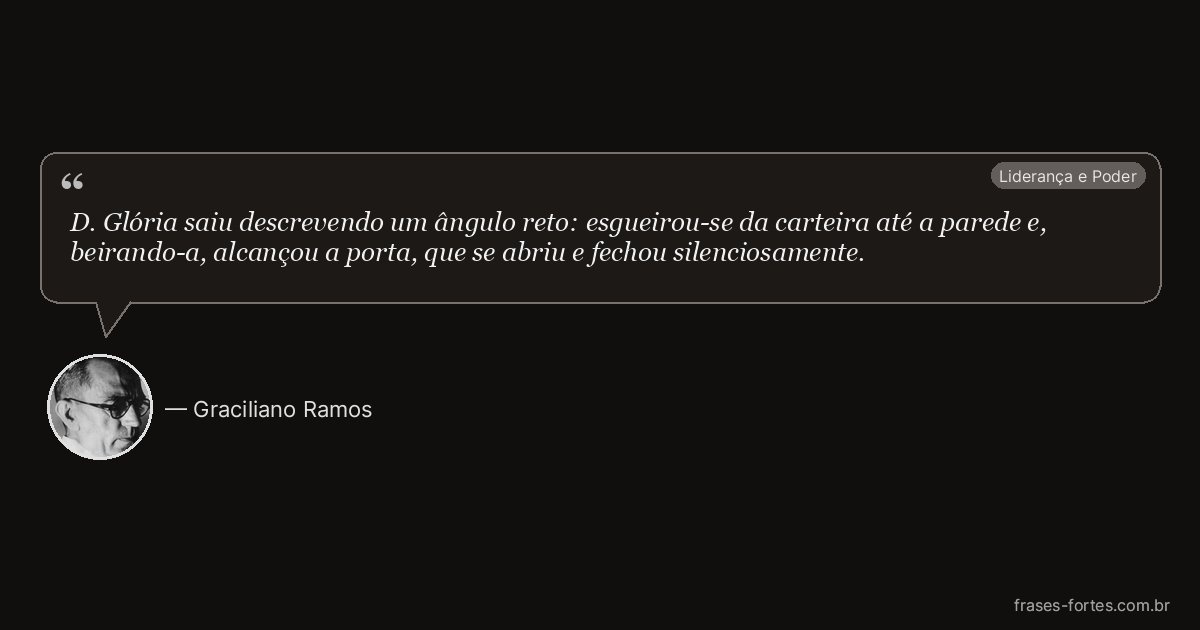 Frase de Graciliano Ramos