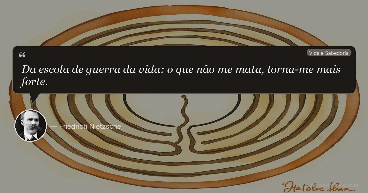 Frase de Friedrich Nietzsche