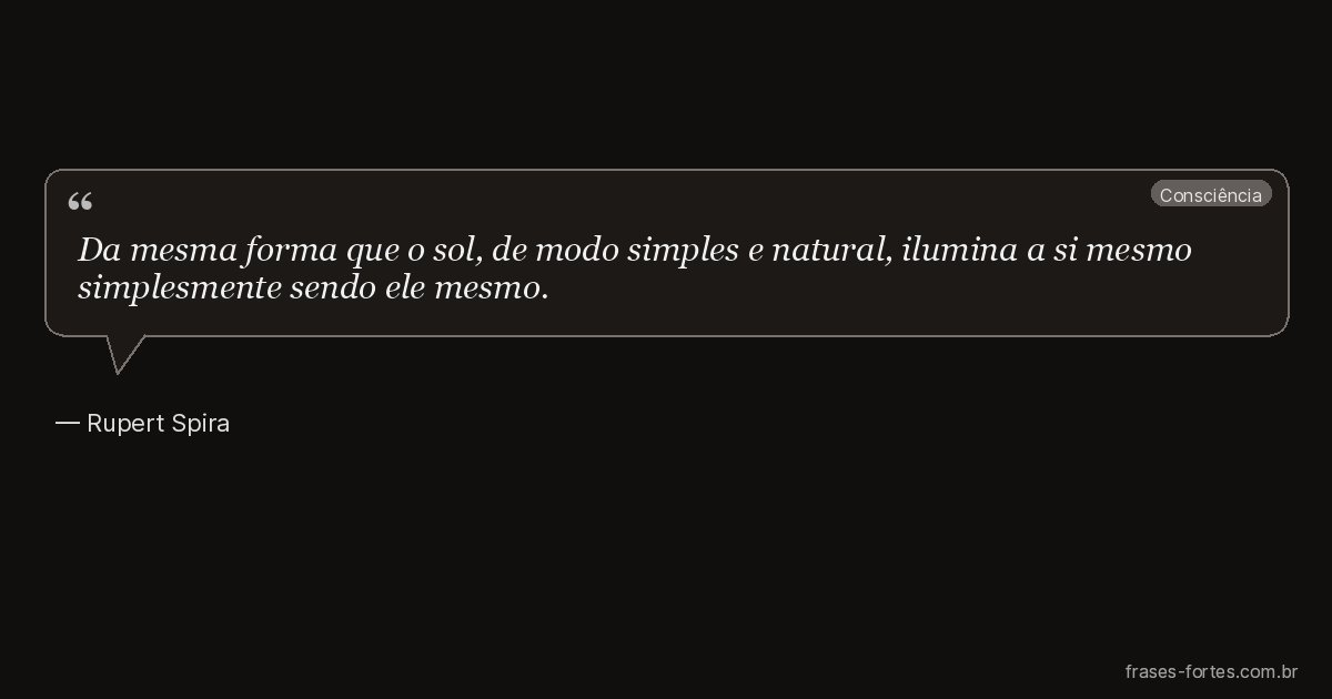 Frase de Rupert Spira