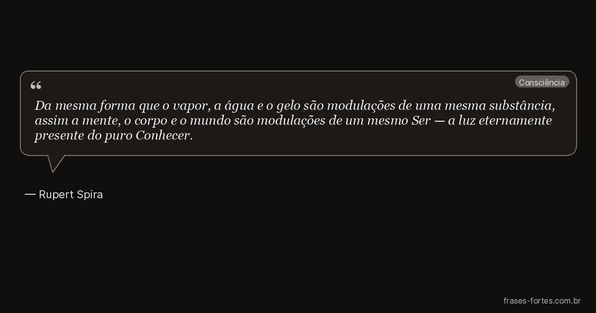 Frase de Rupert Spira