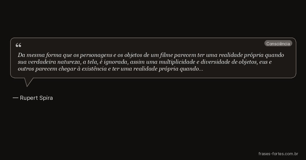 Frase de Rupert Spira