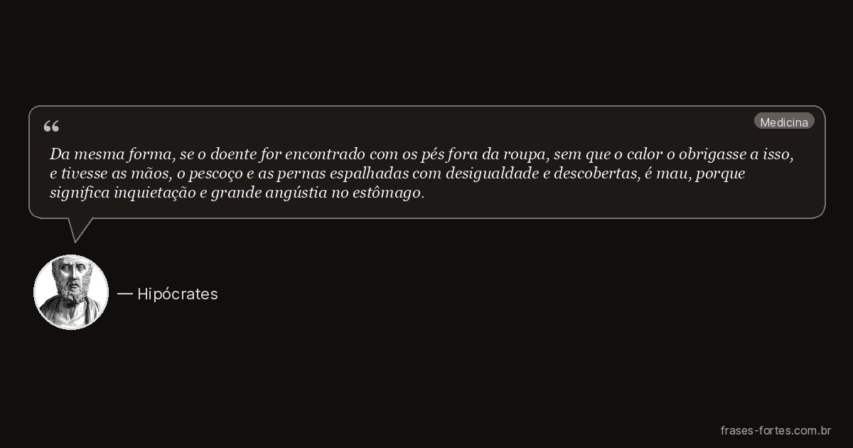 Frase de Hipócrates