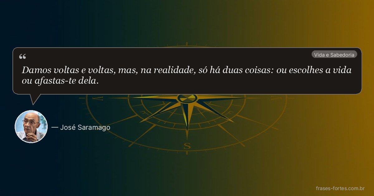Frase de José Saramago