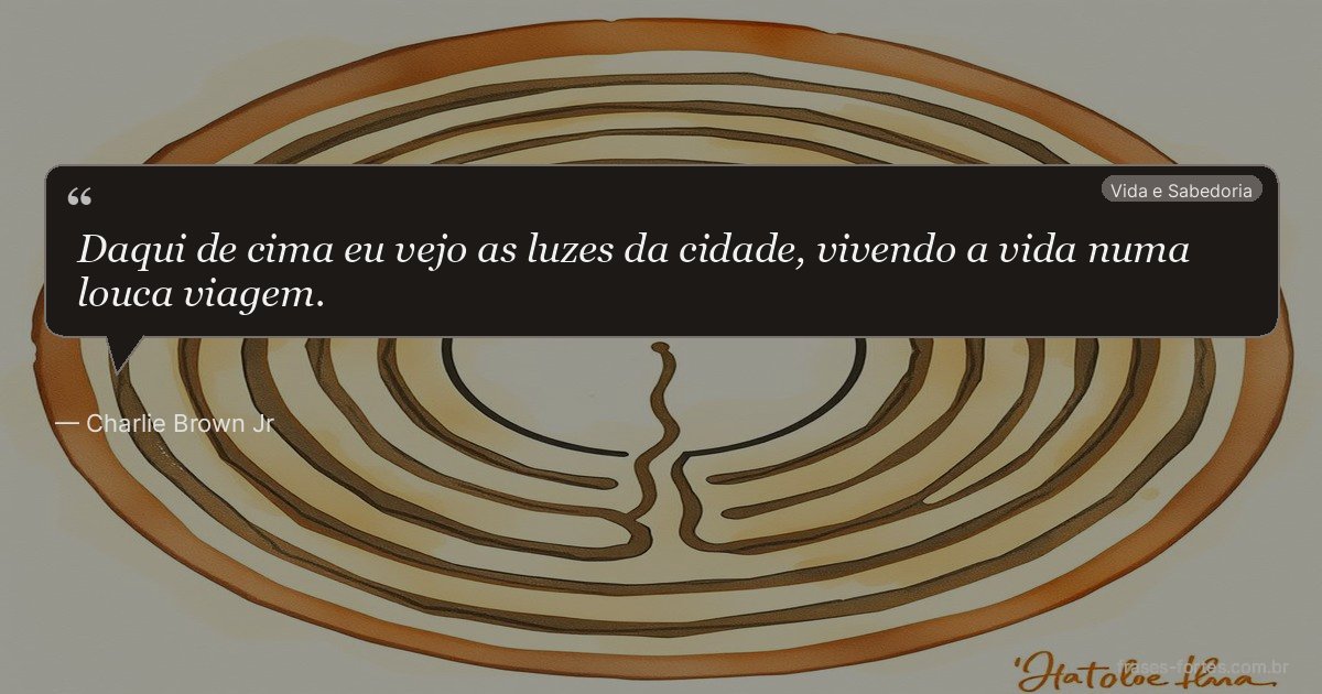 Frase de Charlie Brown Jr