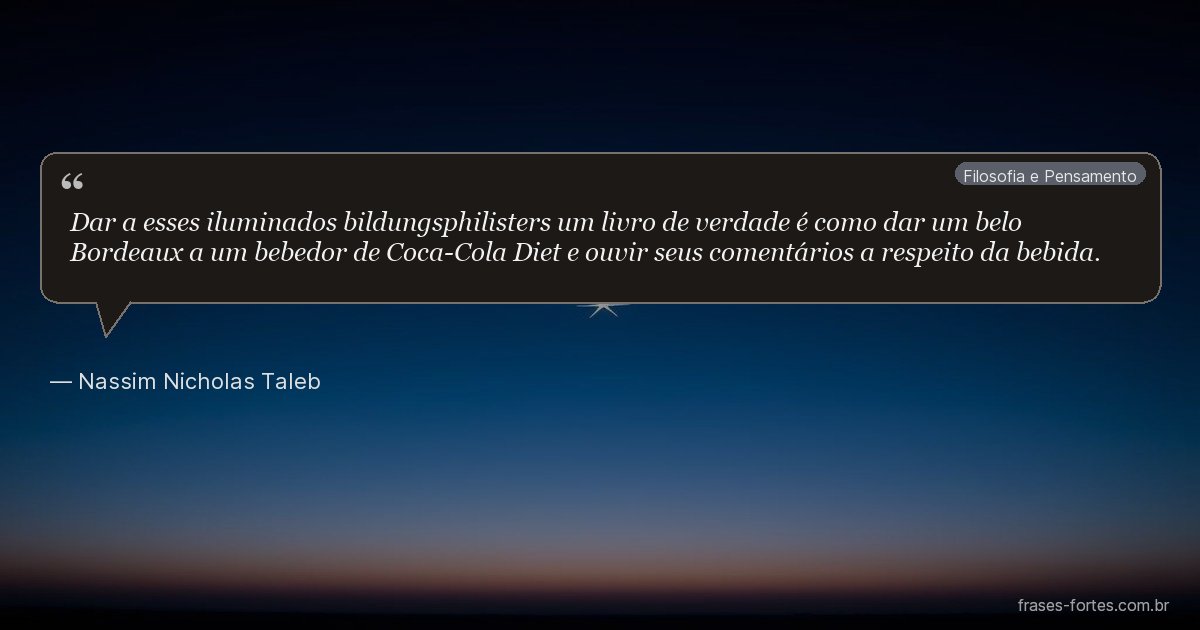 Frase de Nassim Nicholas Taleb