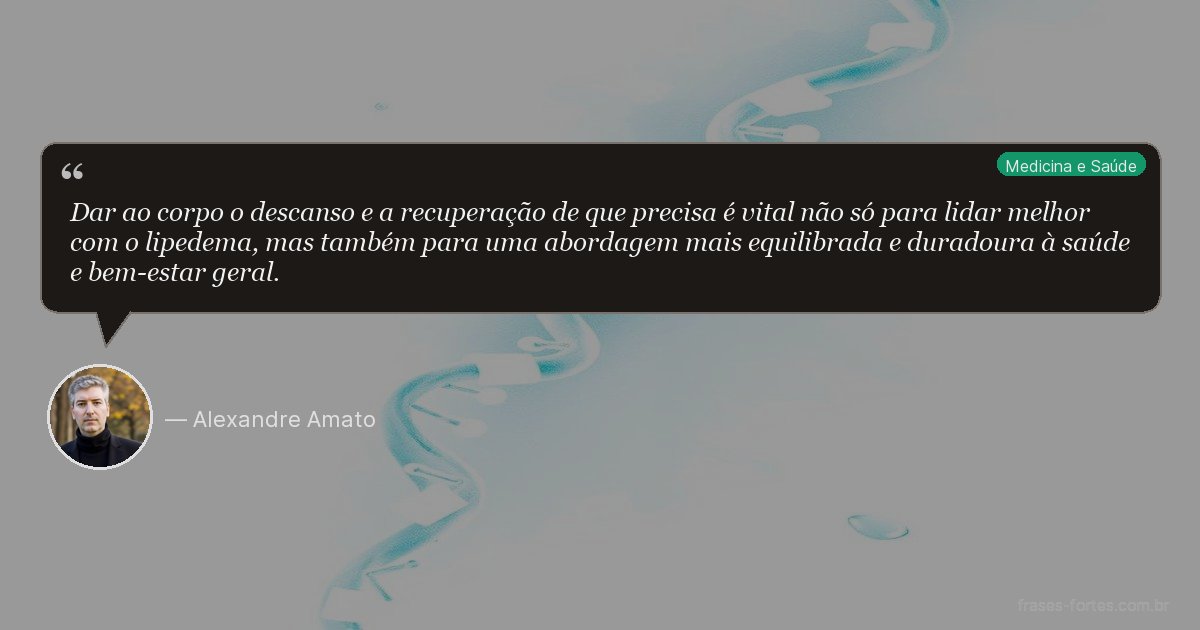 Frase de Alexandre Amato