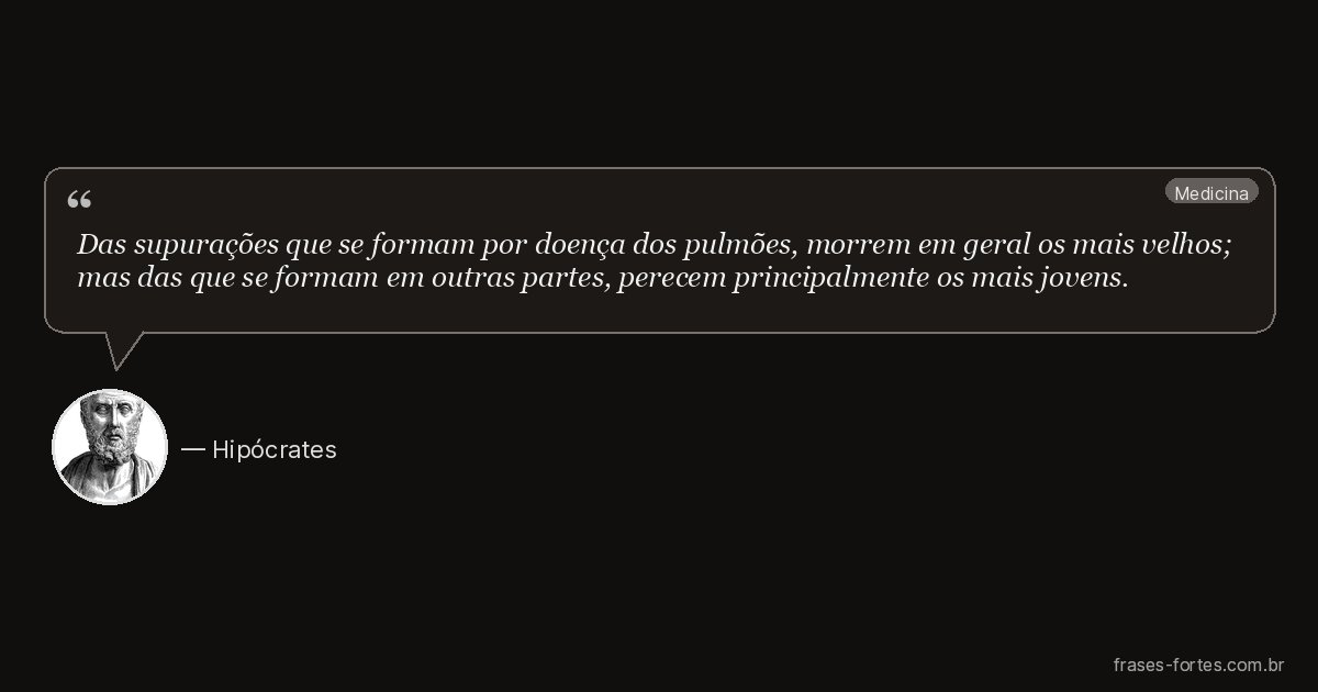 Frase de Hipócrates