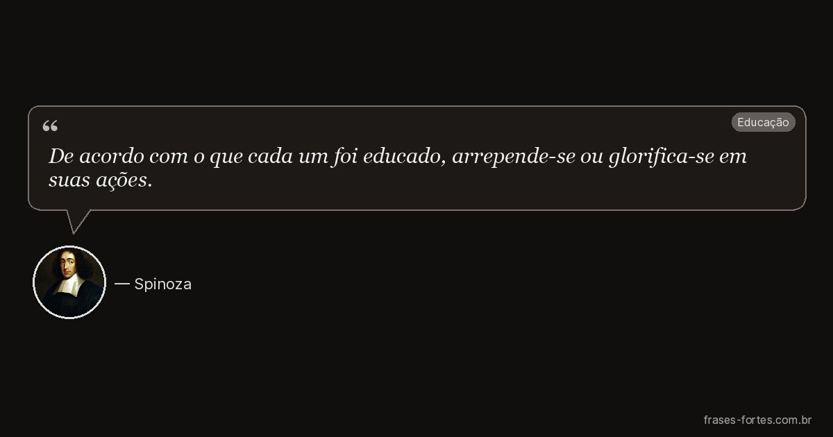 Frase de Spinoza