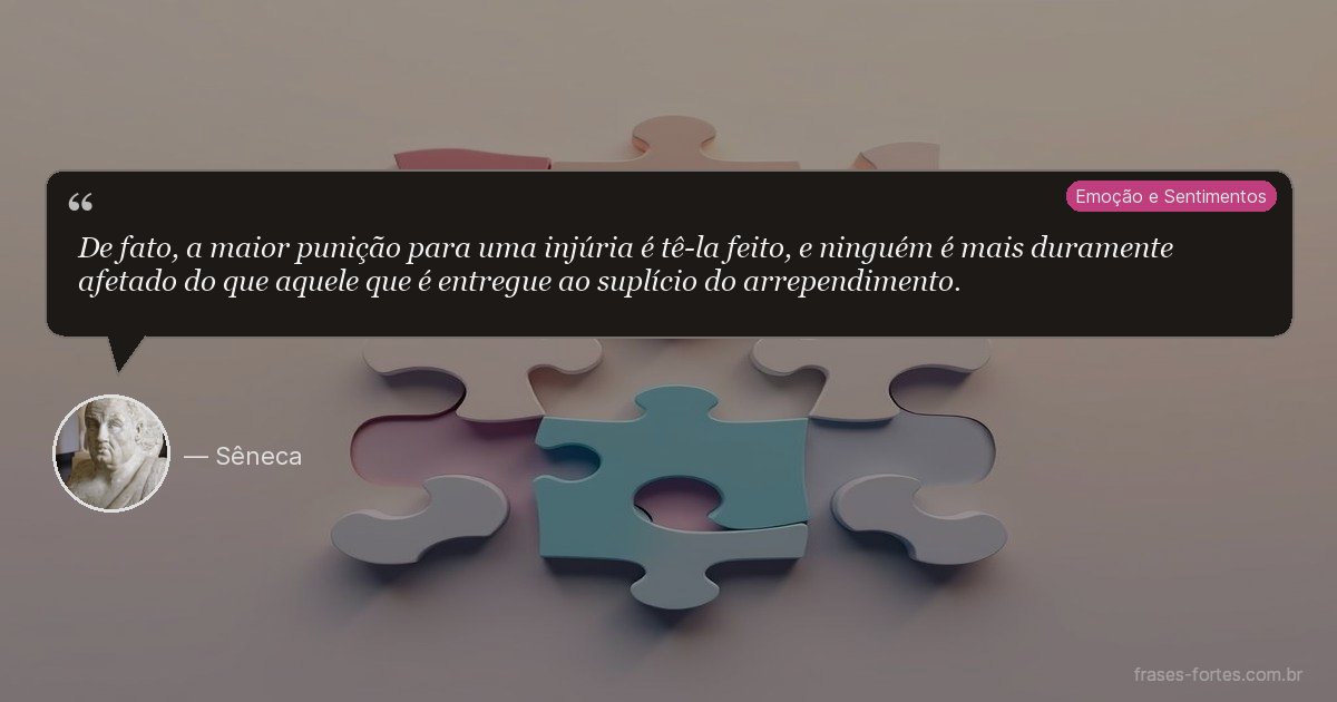 Frase de Sêneca