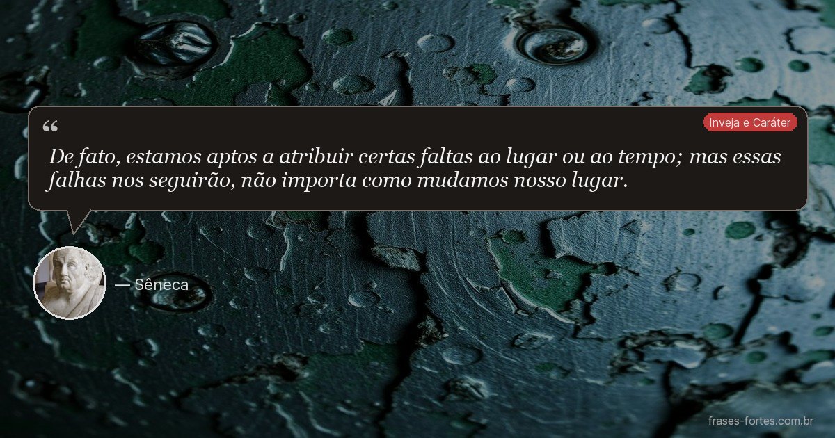 Frase de Sêneca