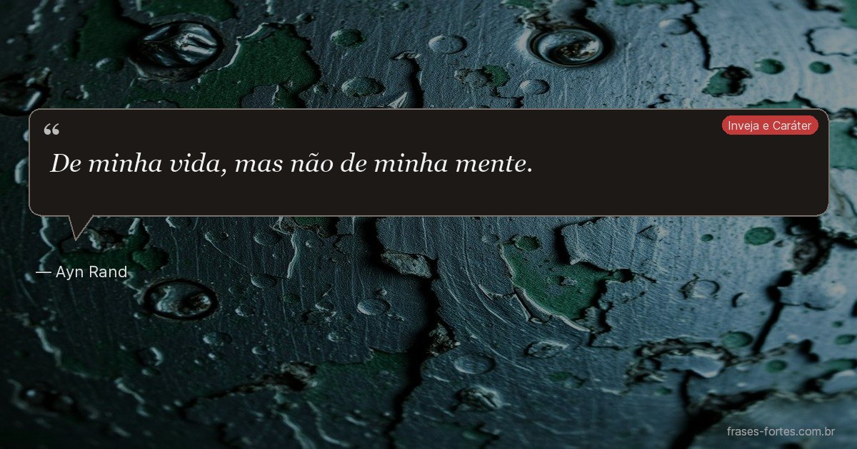 Frase de Ayn Rand