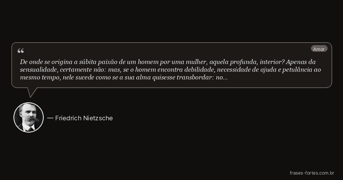 Frase de Friedrich Nietzsche
