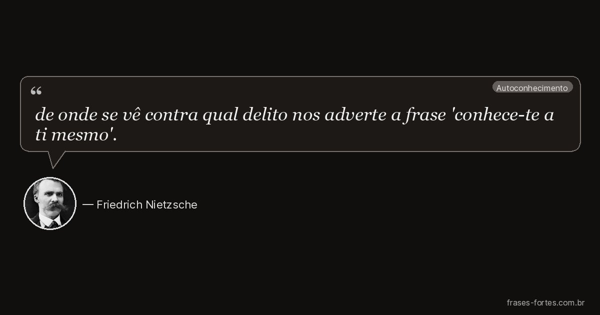 Frase de Friedrich Nietzsche