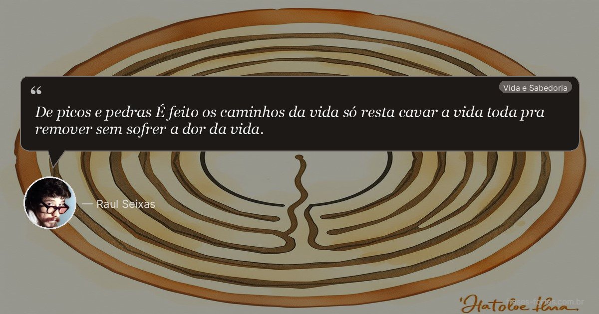 Frase de Raul Seixas