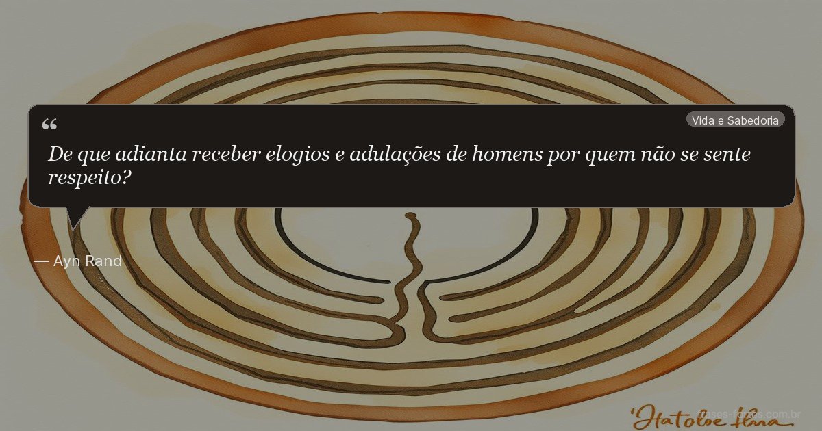 Frase de Ayn Rand