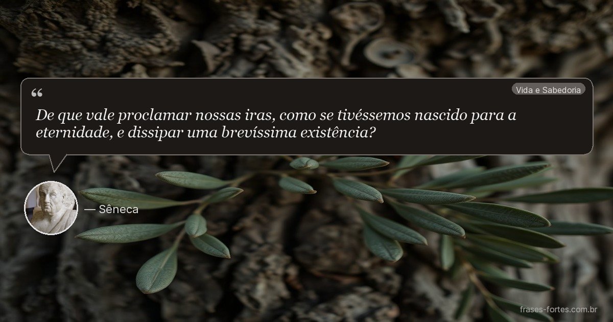Frase de Sêneca