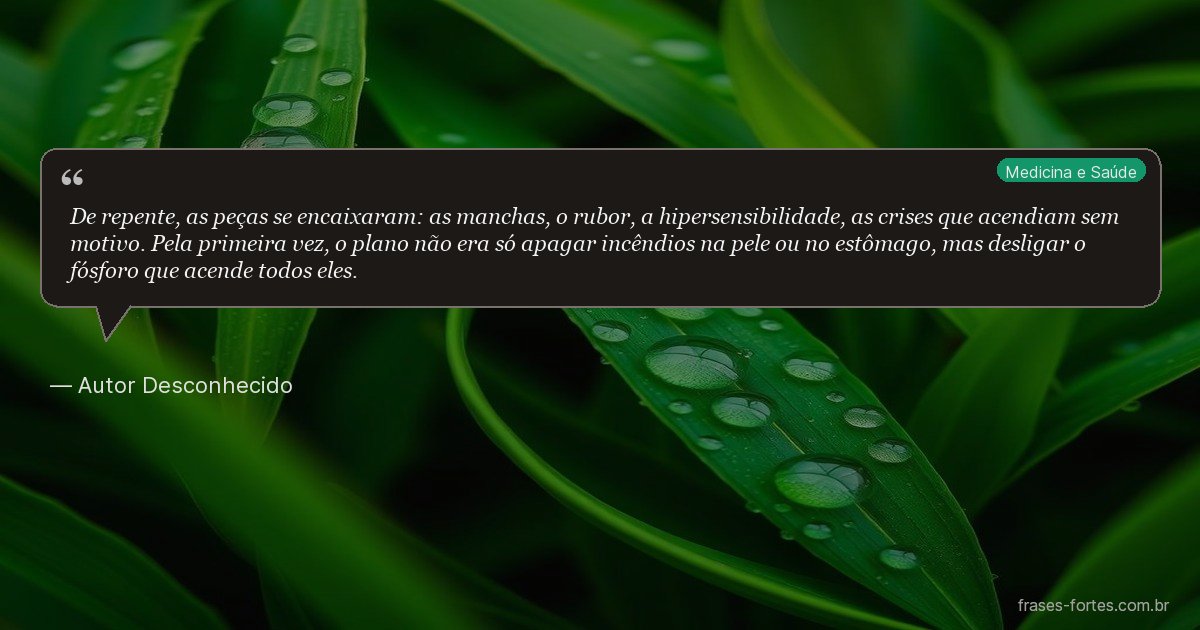 Frase de Autor Desconhecido