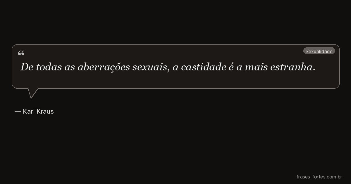 Frase de Karl Kraus