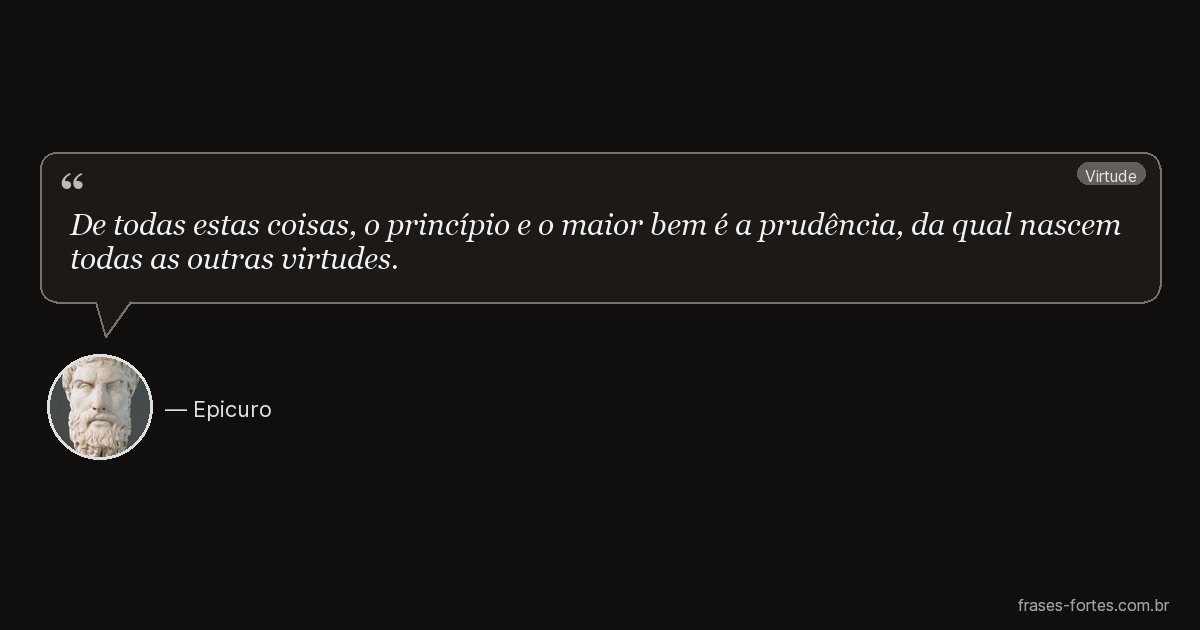 Frase de Epicuro