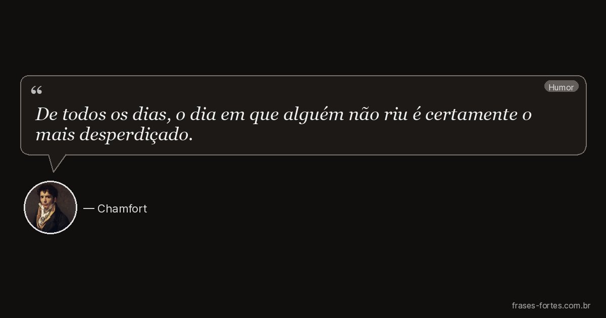 Frase de Chamfort