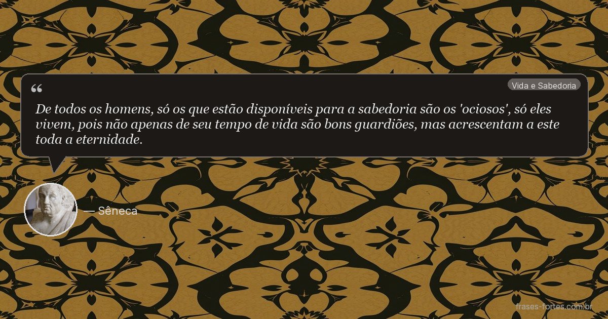 Frase de Sêneca