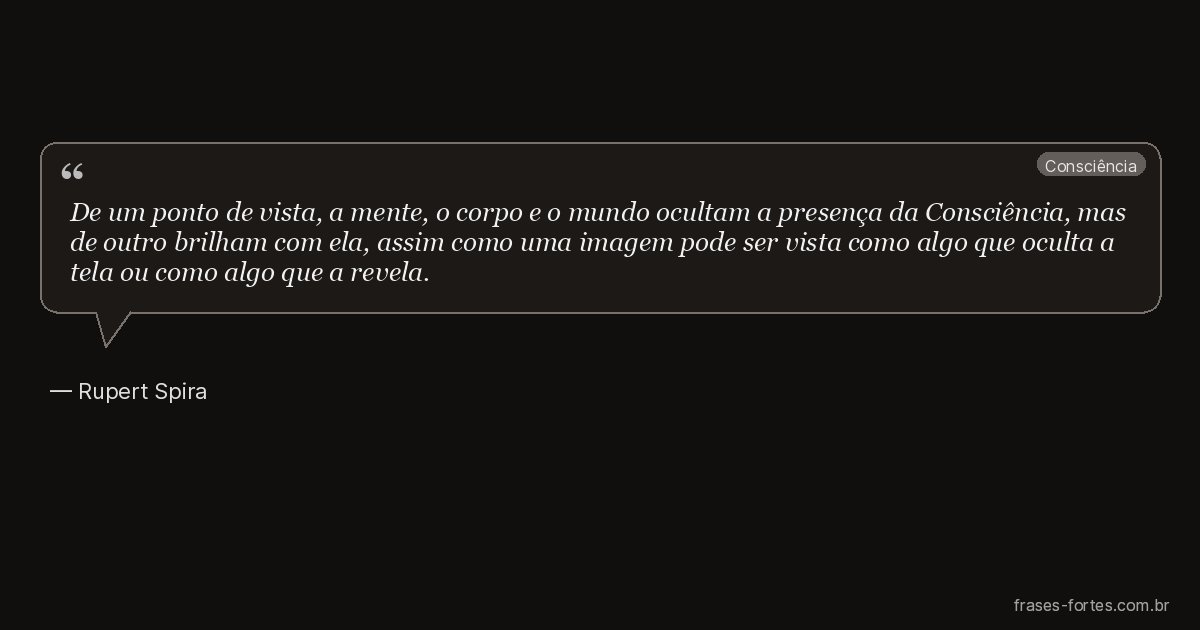 Frase de Rupert Spira