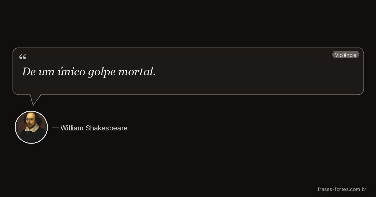 Frase de William Shakespeare