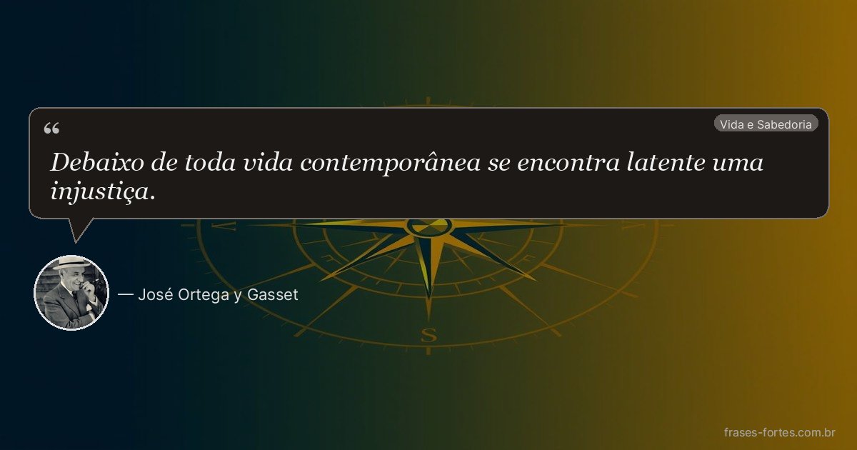 Frase de José Ortega y Gasset