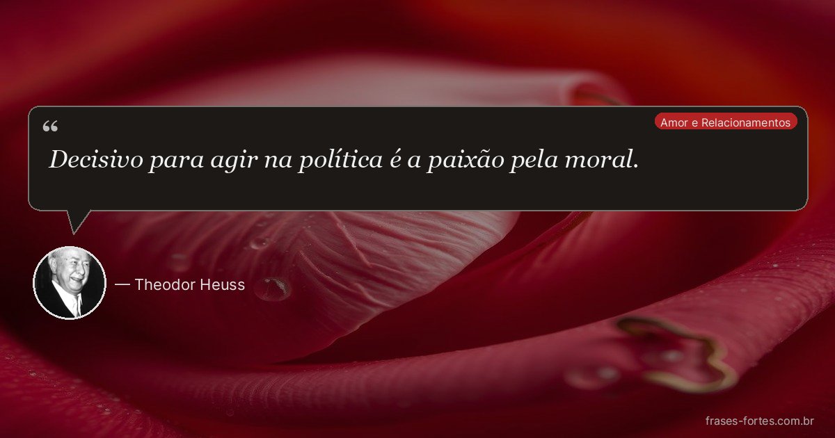 Frase de Theodor Heuss
