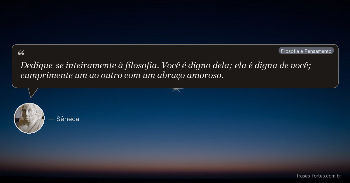 Frase de Sêneca