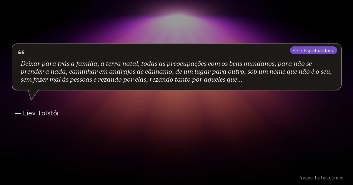 Frase de Liev Tolstói