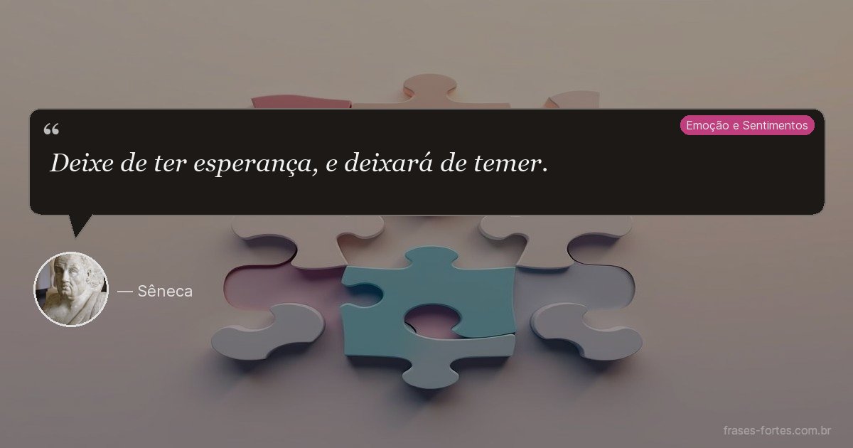 Frase de Sêneca