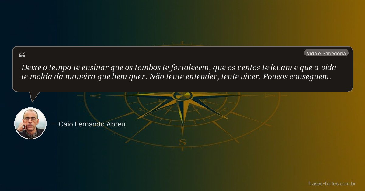 Frase de Caio Fernando Abreu