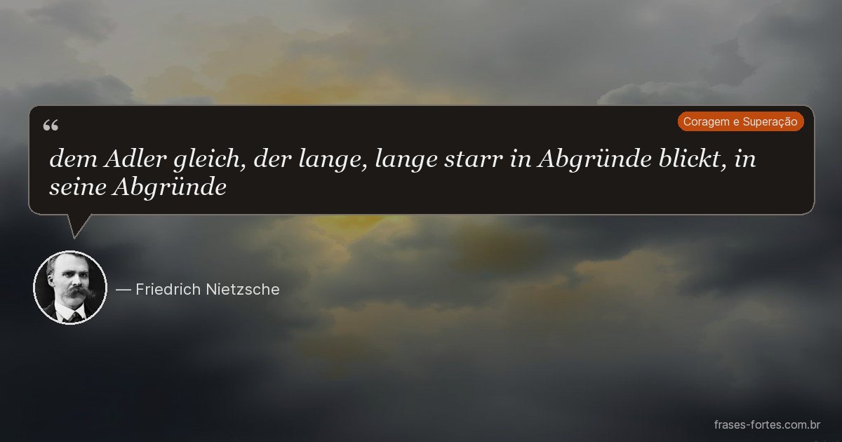 Frase de Friedrich Nietzsche