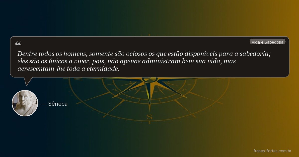 Frase de Sêneca