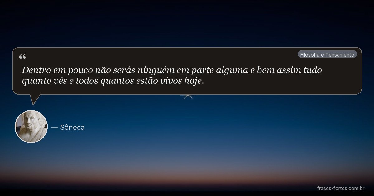 Frase de Marco Aurélio