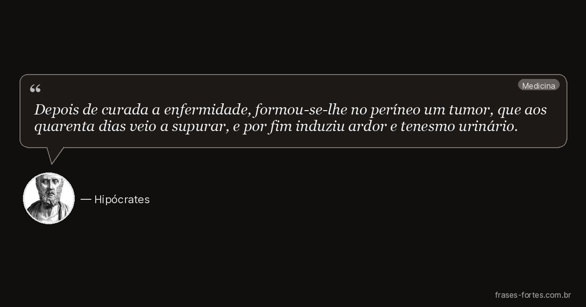 Frase de Hipócrates