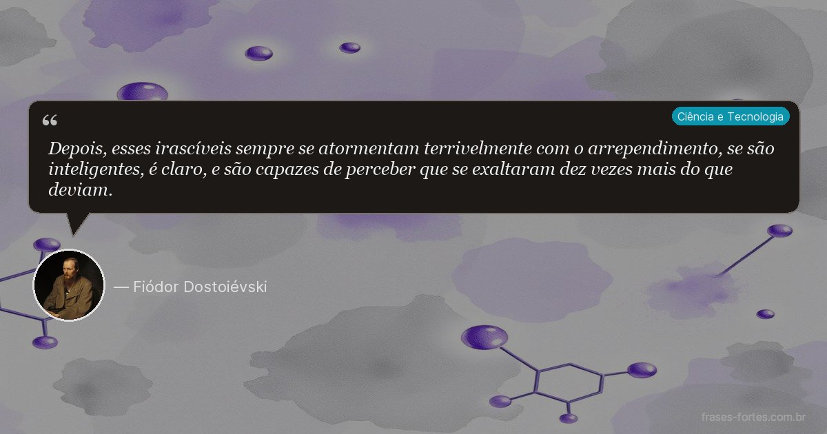 Frase de Fiódor Dostoiévski