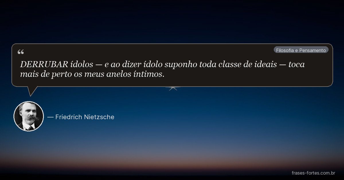 Frase de Friedrich Nietzsche