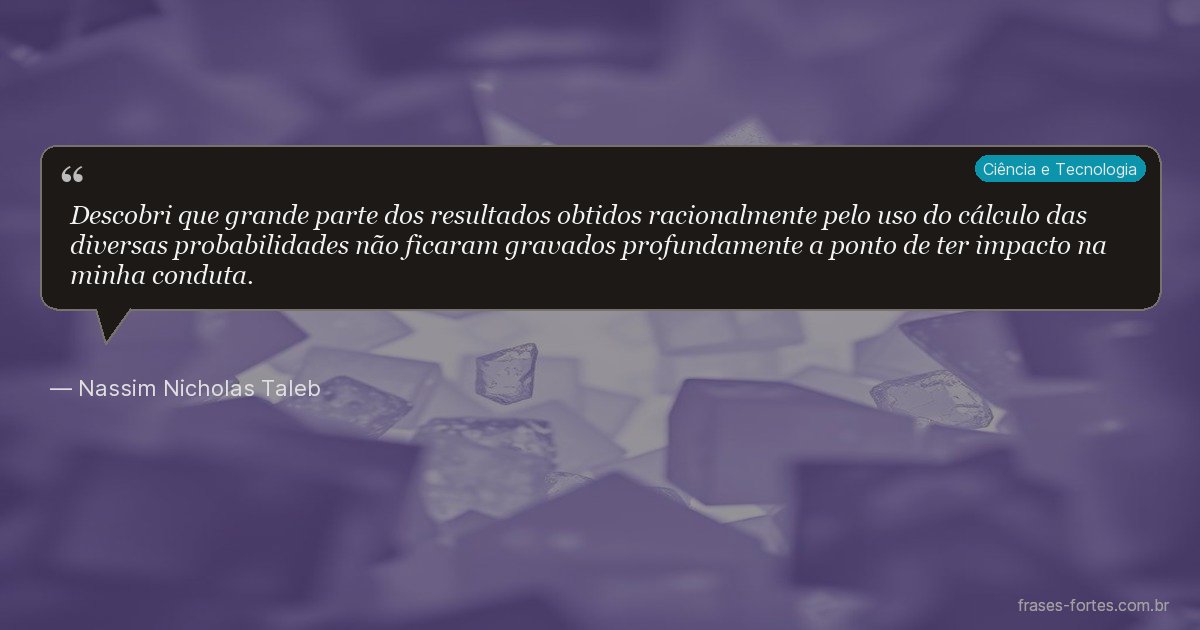 Frase de Nassim Nicholas Taleb