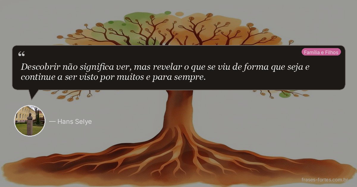 Frase de Hans Selye