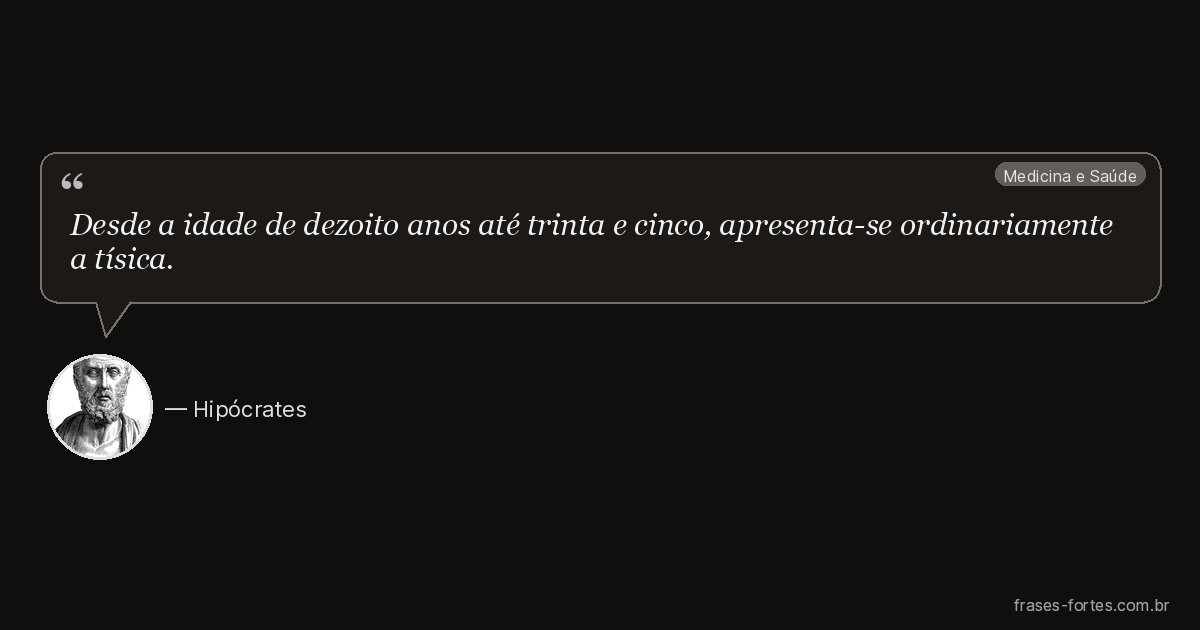Frase de Hipócrates