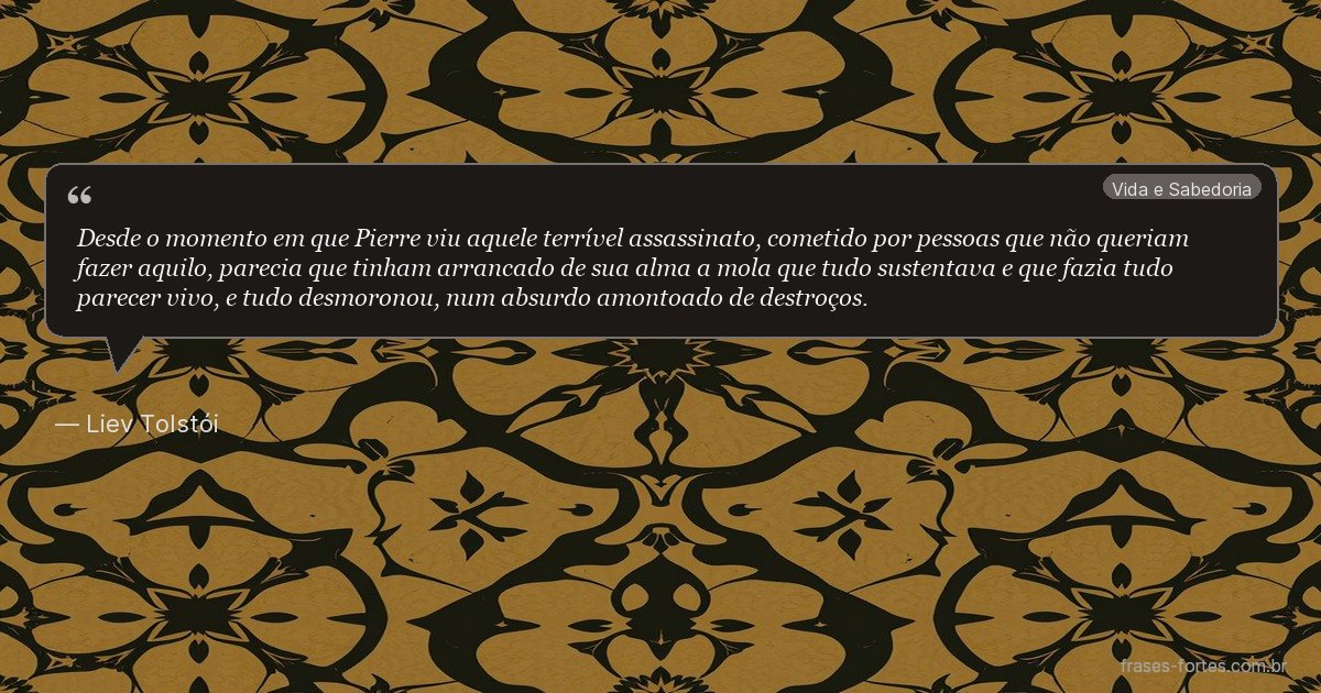 Frase de Liev Tolstói