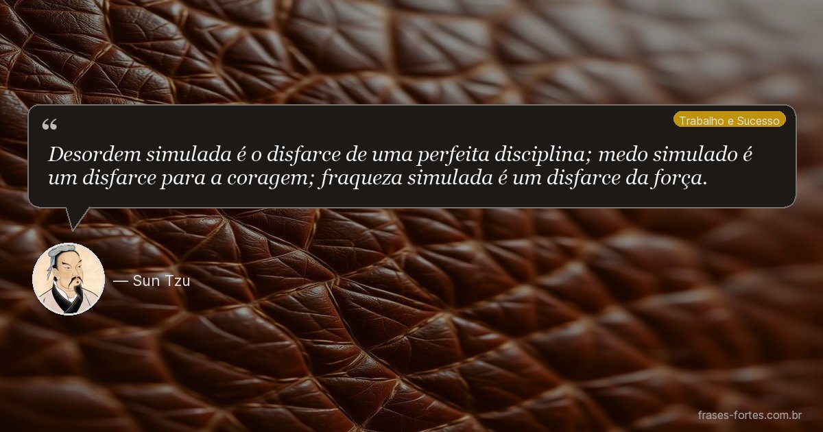 Frase de Sun Tzu